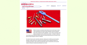 Old Bobken Products Page